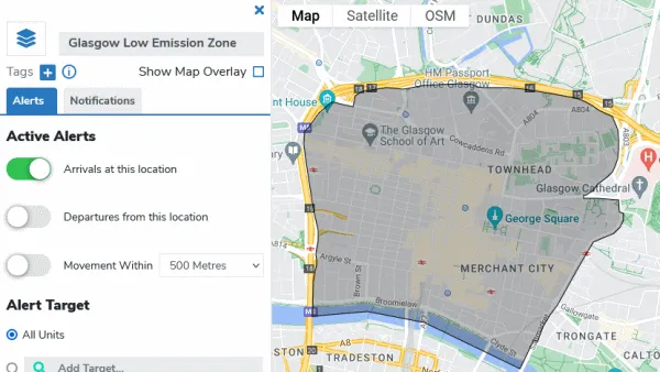 Placemarkers/Geofences